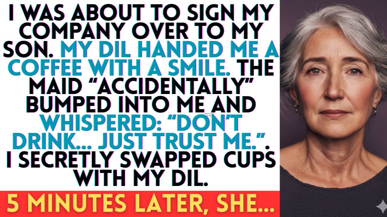 My DIL Gave Me Coffee Before The Meeting  The Maid Spilled It On Purpose  It Saved My Life...