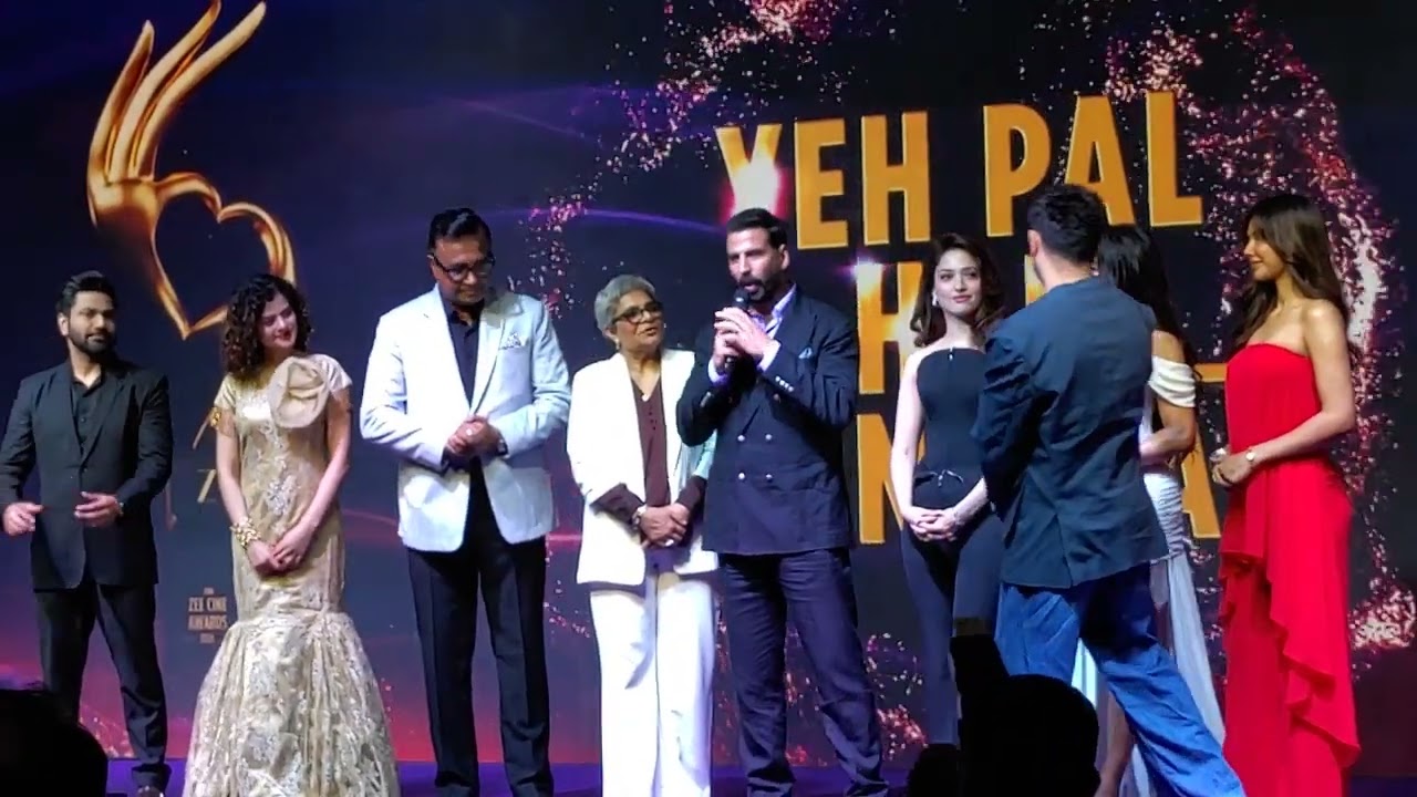 Celebrities at 24th Zee cine awards for press conference 