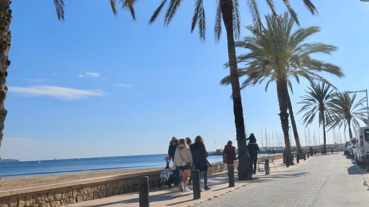 4K🌴Driving in Can Pastilla Mallorca 2021