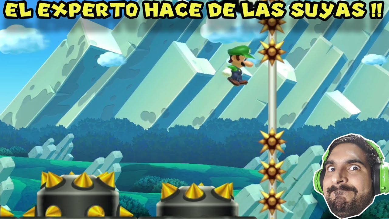 EL EXPERTO HACE DE LAS SUYAS !! - Mario Maker 2 Desafío Experto con Pepe el Mago (#1)