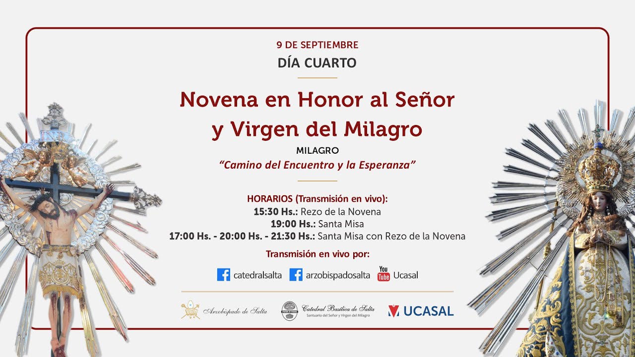 Día Cuarto - Rezo de la Novena en Honor al Señor y Virgen del Milagro - 2025