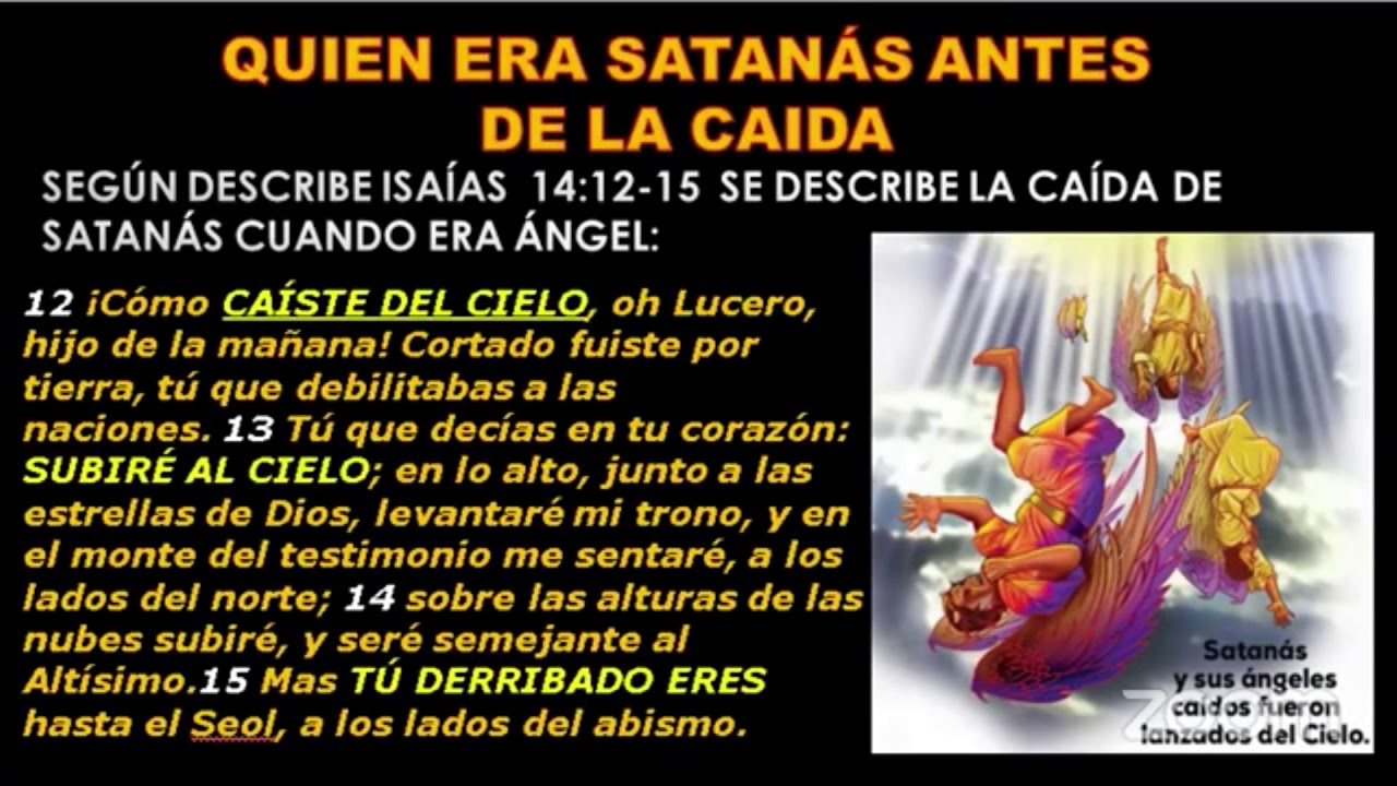 EL ORIGEN DE SATAN&Aacute;S