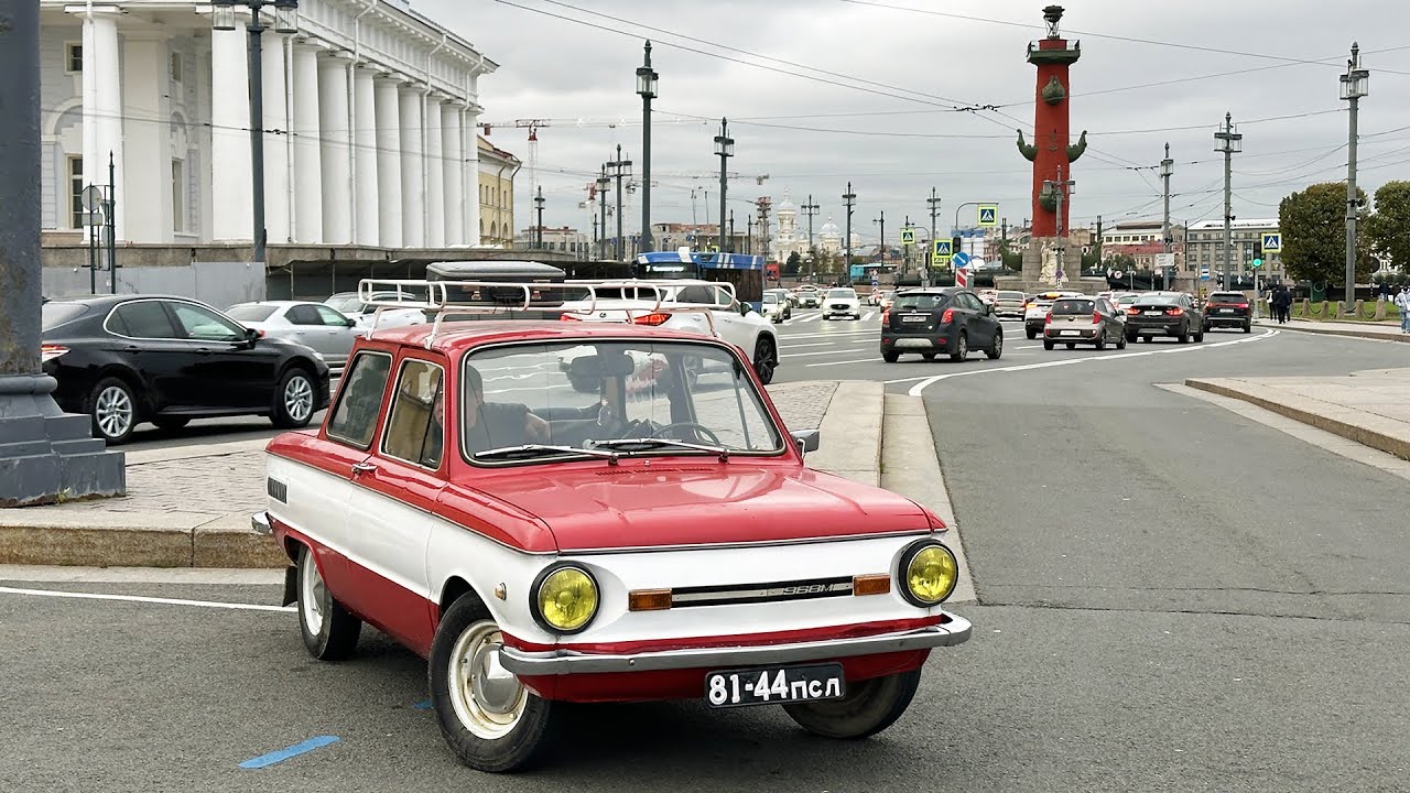 ПОЕЗДКА 600км ДО САНКТ-ПЕТЕРБУРГА НА СОРОКАЛЕТНЕМ ЗАПОРОЖЦЕ!