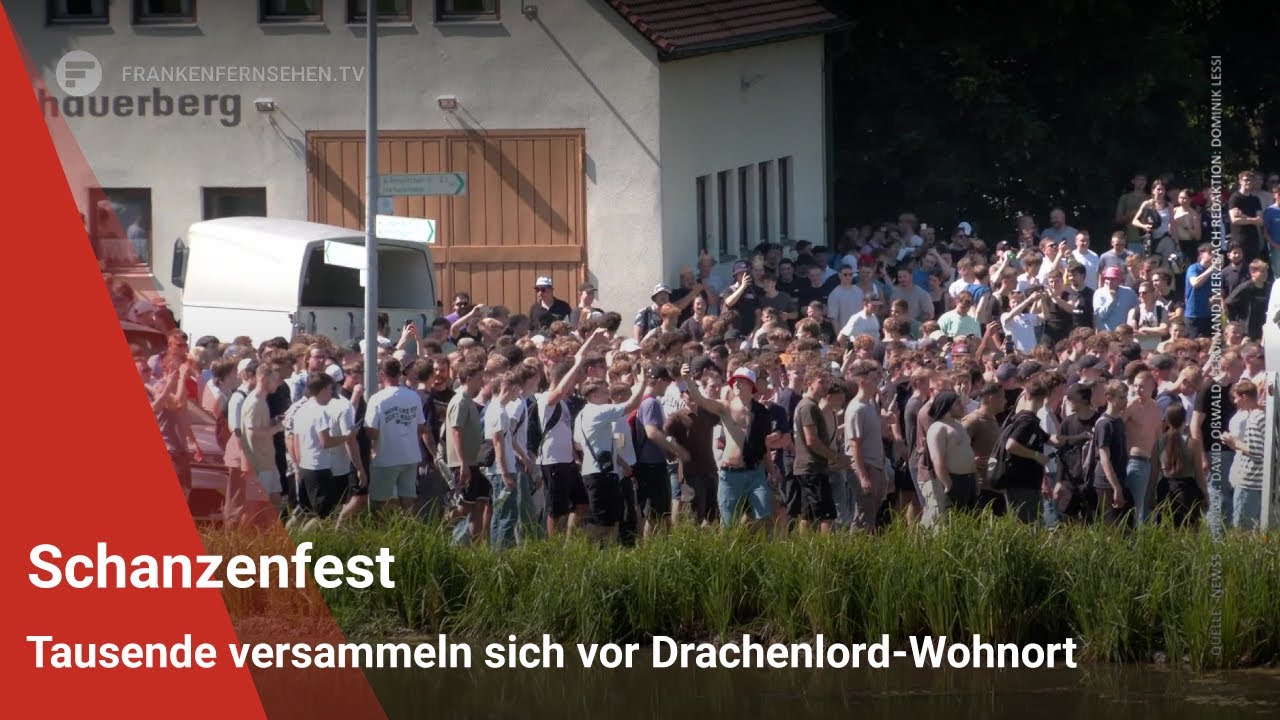 Schanzenfest: Tausende versammeln sich vor ehemaligen Drachenlord-Wohnort