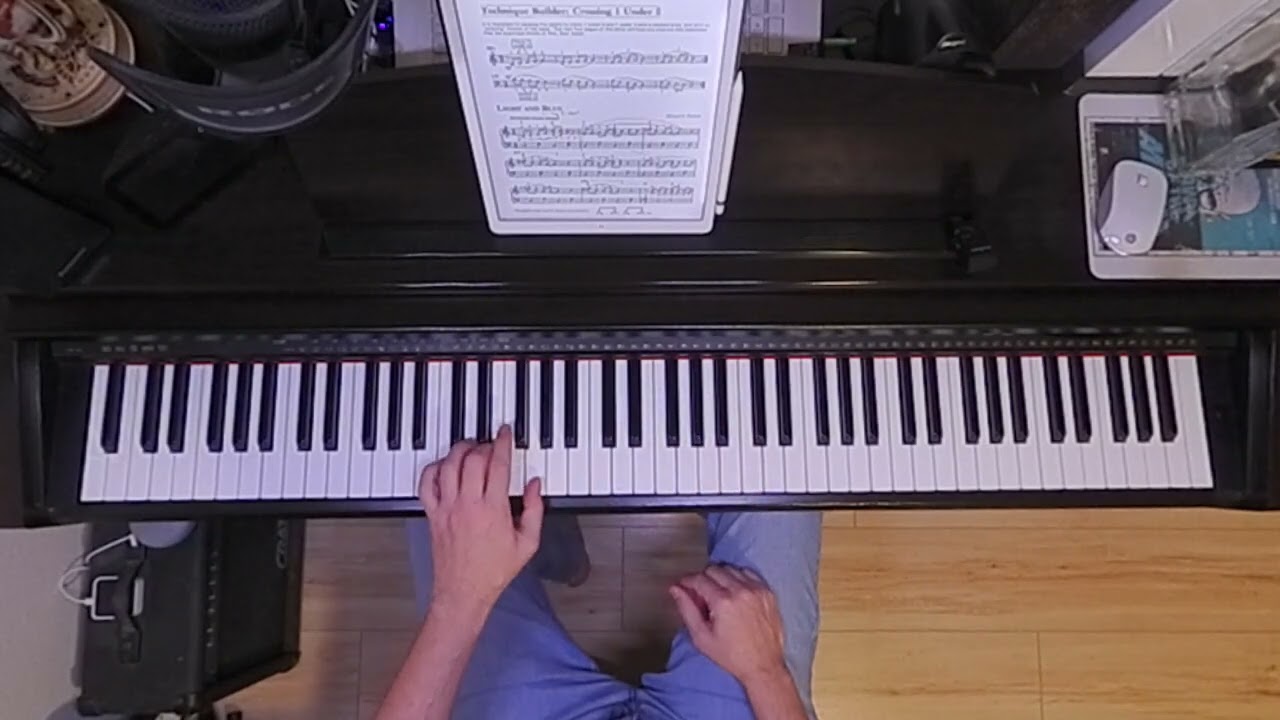 Light and Blue Alfreds Basic piano course book 2