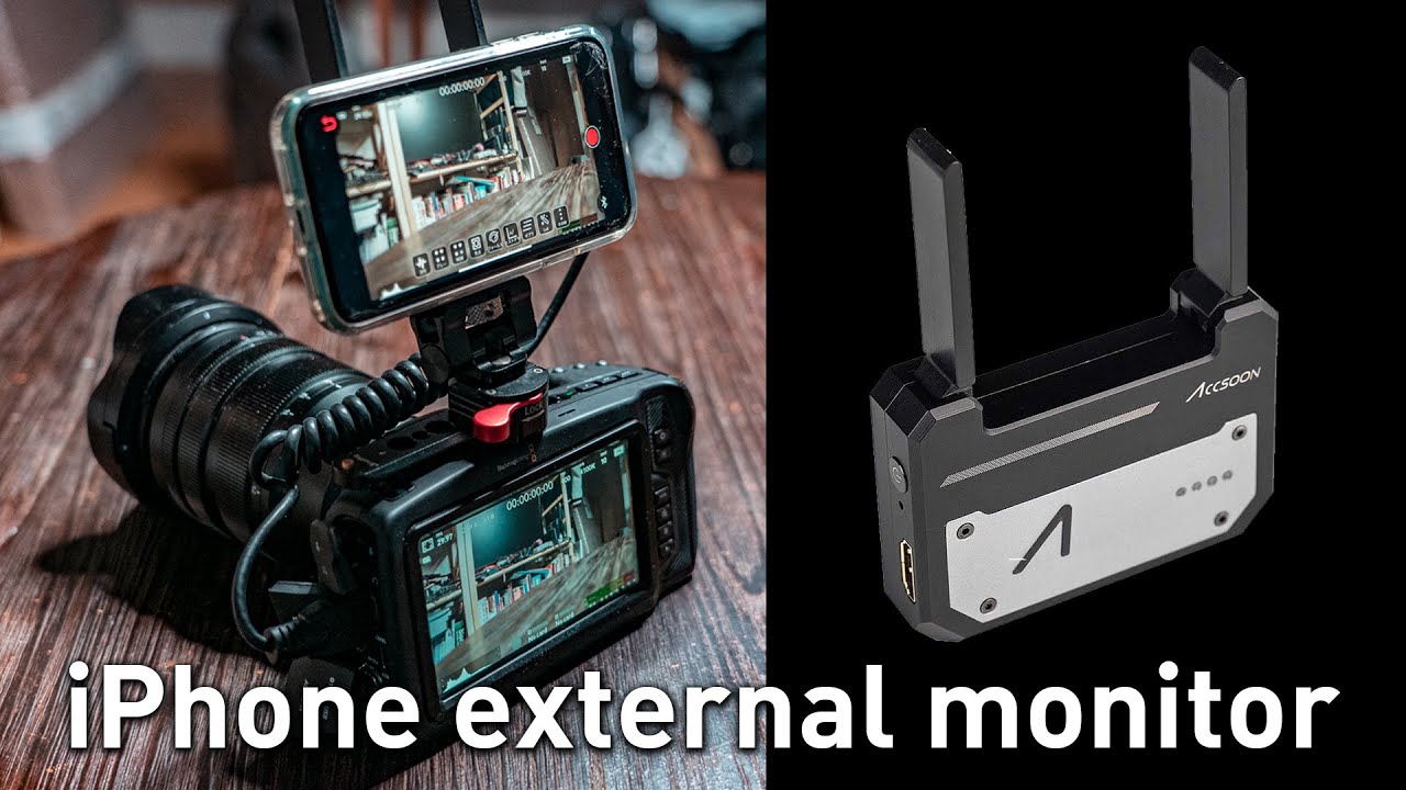 [GEAR]Using iPhone as a BMPCC4K external monitor. CineEye wireless video transmitter