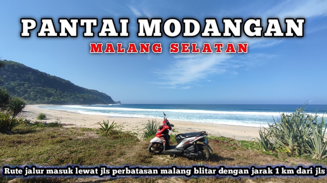 Masuk ke PANTAI MODANGAN  Lewat Jalur Lintas Selatan Perbatasan Malang Blitar