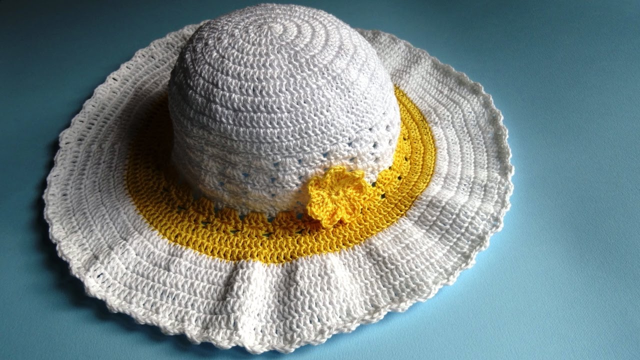 💕Crochet Sun Hat 👌Heklani letnji šešir💥