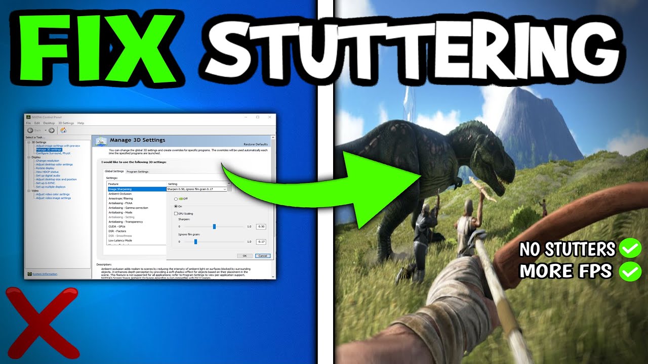 Как исправить падение FPS и зависание Ark (ЛЕГКО)