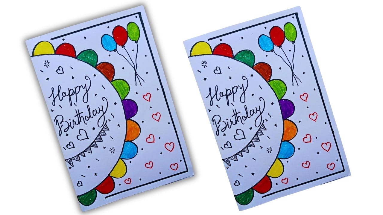 DIY Happy Birthday Card 🎉 | Easy Handmade Birthday Card Idea | Beautiful Birthday Card Making