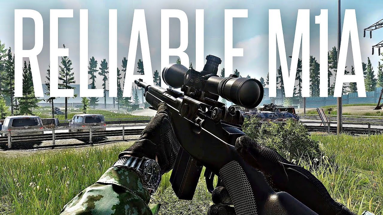 INTENSE PVP WITH THE M1A! - Escape From Tarkov Gameplay
