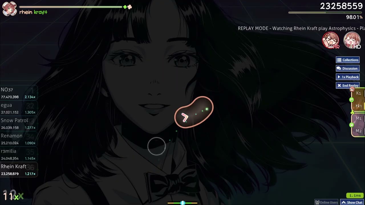 Astrophysics - Plastic Love [Dance to the Plastic Beat] +HD,HR 96.70% 1217x singletap only run
