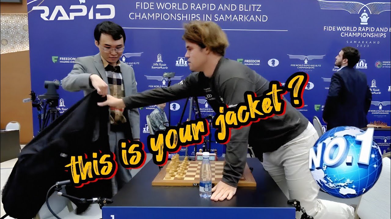 Magnus Vs  Yu, Yangyi || World Rapid Champion
