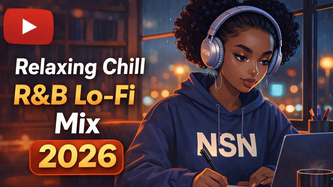 Relaxing Chill R&B Lo-Fi Mix | Calm Music to Study, Work & Relax