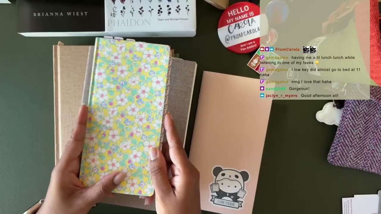 Journal With Me in a Hemlock & Oak Planner 📚 Jan 5 Livestream Replay