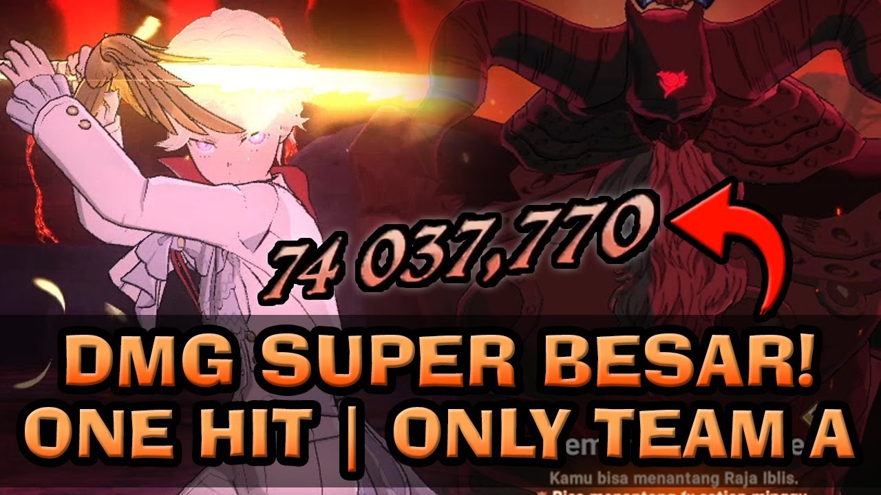 SHO One Hit Demon King Battle Hell | 100% Win Pakai Team ini! - Seven Deadly Sins Grand Cross