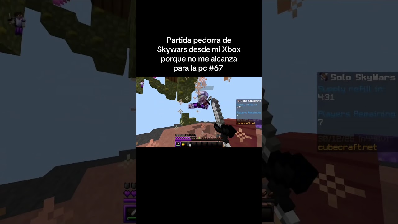 Por este motivo Skywars es el mejor modo de juego de Minecraft 😱 