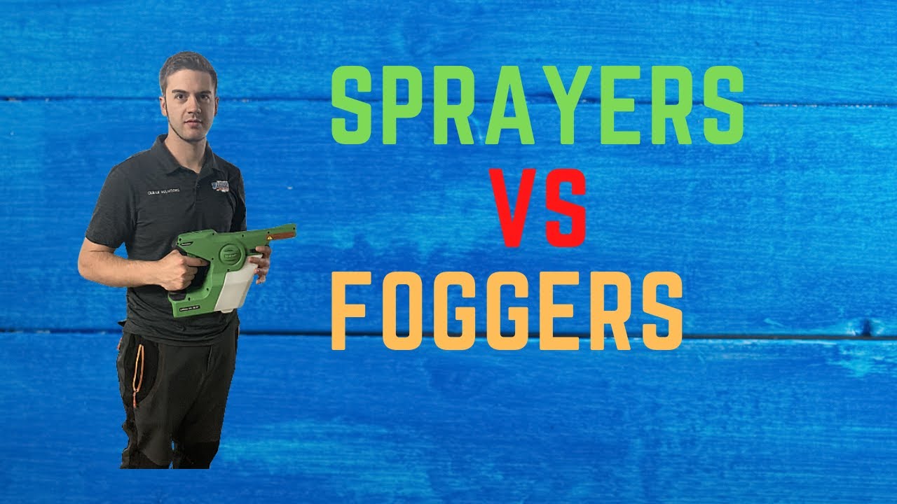 Electrostatic Sprayer vs. Fogger