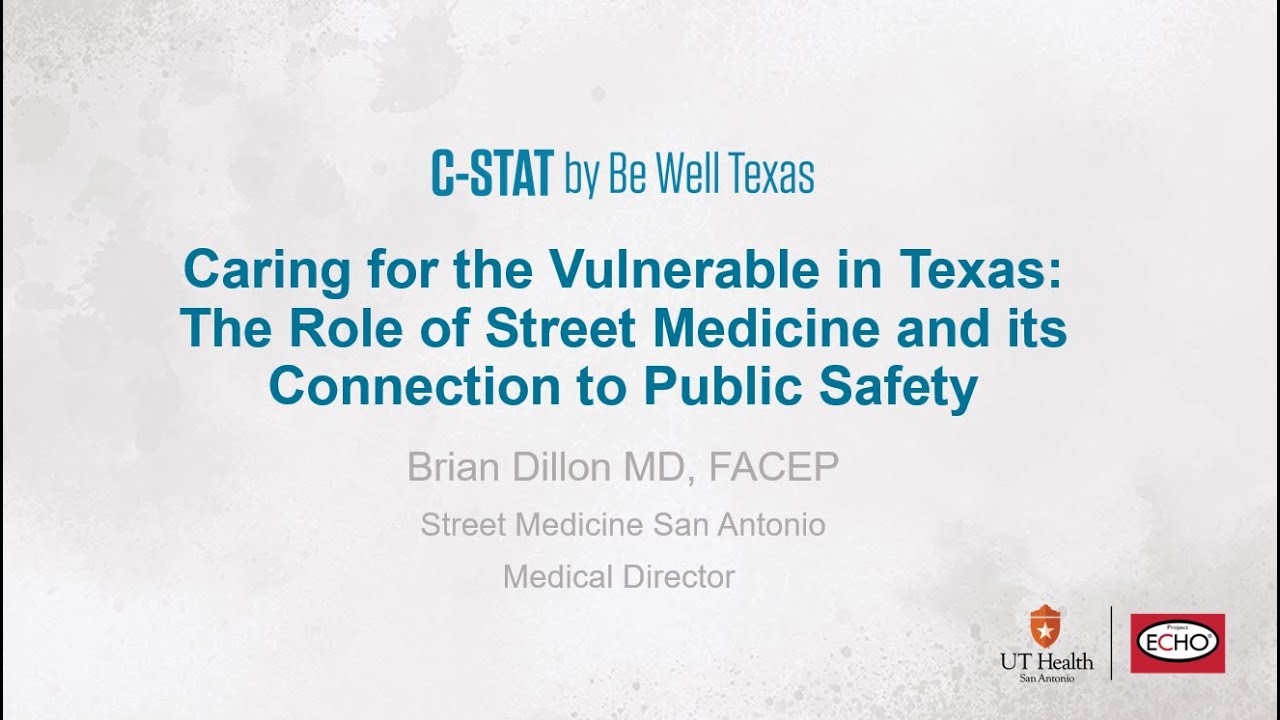 PS ECHO | August 14 | The Role of Street Medicine and its Connection to Public Safety