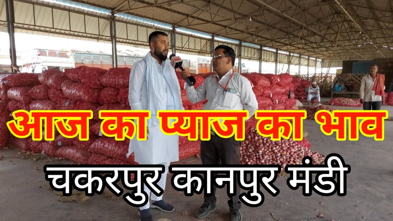 Aaj Ka Pyaj Ka Bhav Chakarpur Kanpur Mandi | प्याज का भाव | Pyaj Ka Bhav Azadpur Mandi