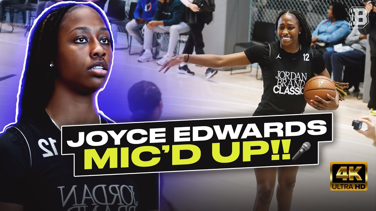 South Carolina Gamecock Joyce Edwards Mic’d Up at Jordan Brand Classic! 🏀🎤