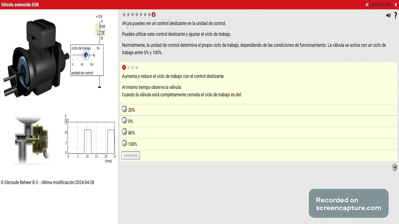 ELECTUDE - Válvula solenoide EGR - PARTE 2
