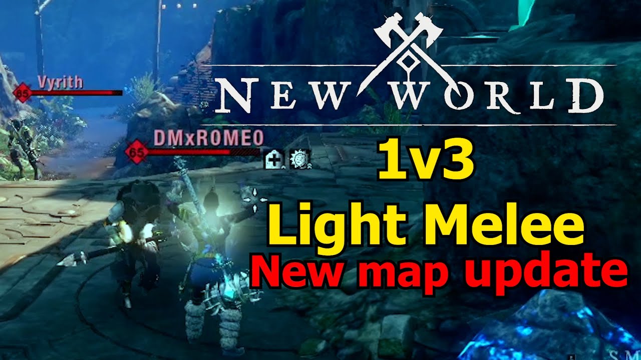 Great Axe & Hammer Goes Hard in The New Map 1v3 gameplay and more⚔️New World⚔️