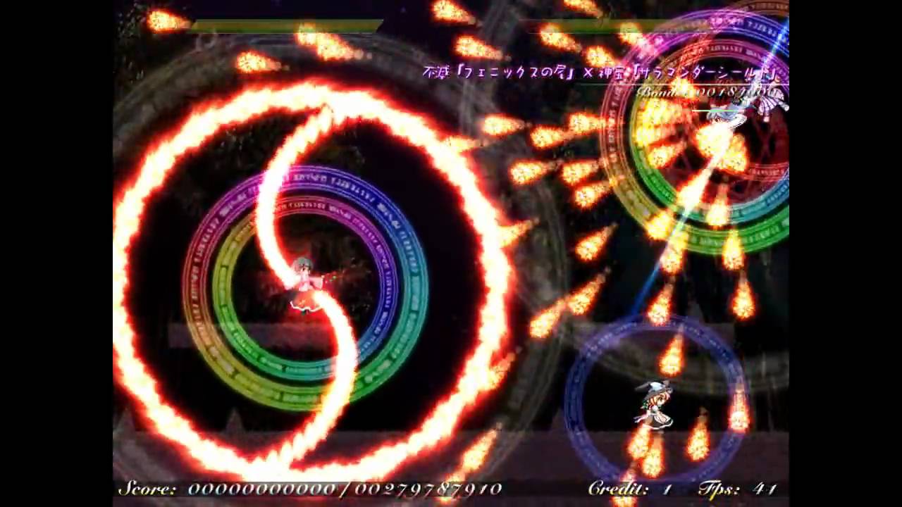 Mystical Chain: Kaguya and Mokou (Second Bosses Lunatic)