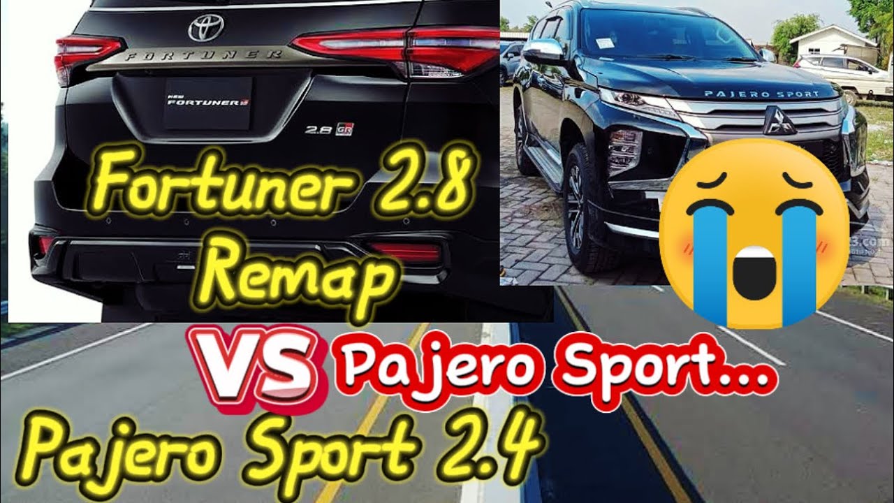 FORTUNER 2.8 vs PAJERO 2.4 HASILNYA….😝