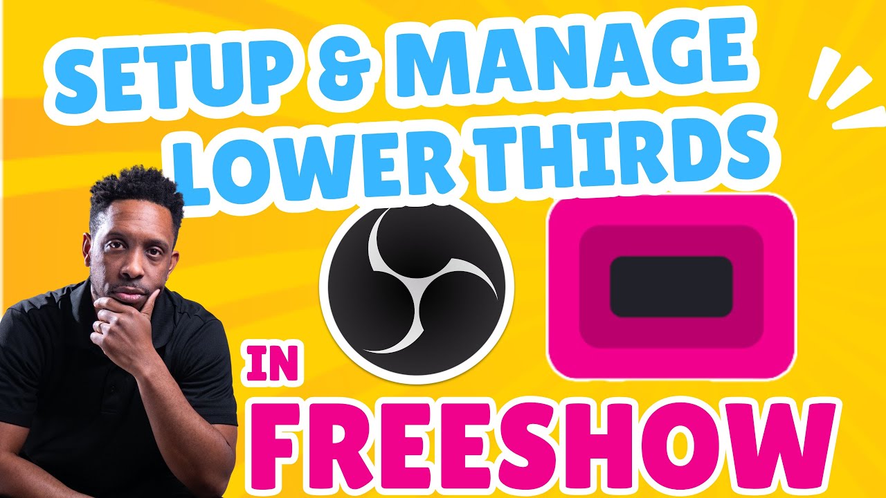 Livestream Lower Thirds w/OBS+FreeShow #freeshowtutorial