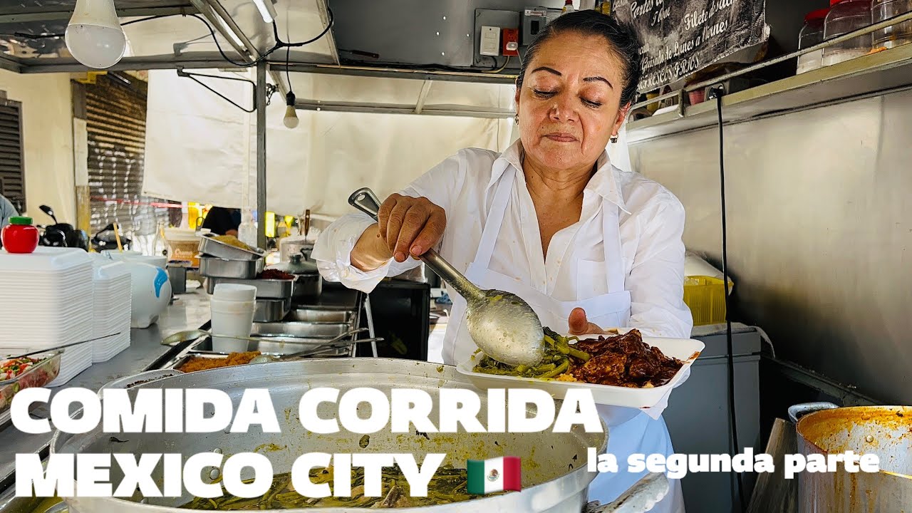 LA MEJOR COMIDA CORRIDA Y POZOLE EN LA CDMX 🇲🇽 #mexico #guisado #cdmx #streetfood #food#travel