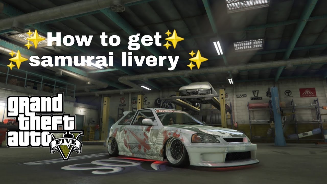 How to get samurai livery gta5