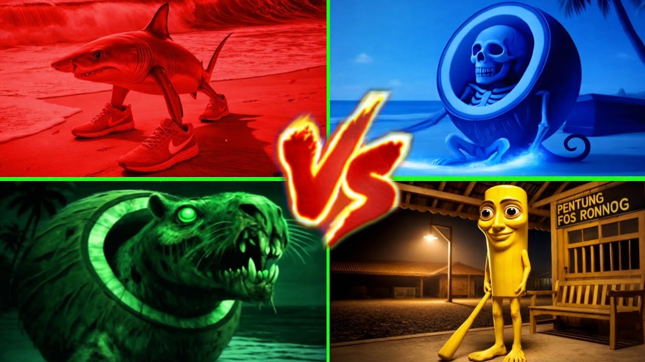 TRALALERO TRALALA 🆚️ SHIMPANZINI COCOSINI  -  #Brainrot - #TilesHop