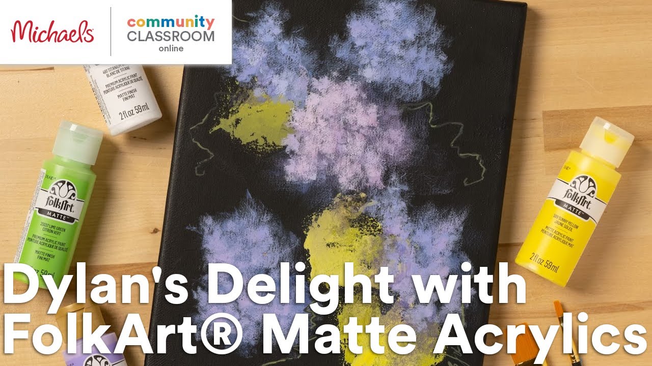 Online Class: Dylan's Delight with FolkArt&reg; Matte Acrylics | Michaels