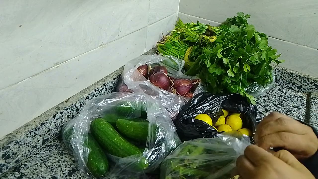 🌴🌴مشتريات الاسبوع من خضار وفاكهه وسمك ب300 جنيه بس 🌴🌴🌴