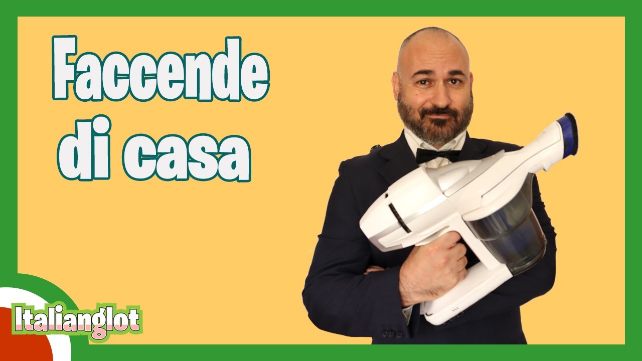 Faccende di casa | Household chores vocabulary in Italian
