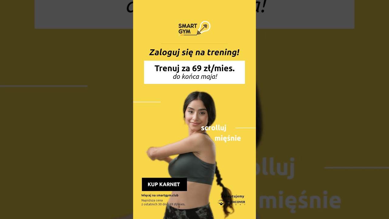 Zr&oacute;b formę w Smart Gym! Trenuj za 69 zł miesięcznie do końca maja!