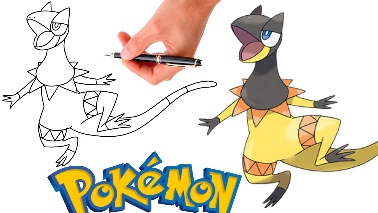 How To Draw HELIOLISK POKEMON #695 | Generation 6