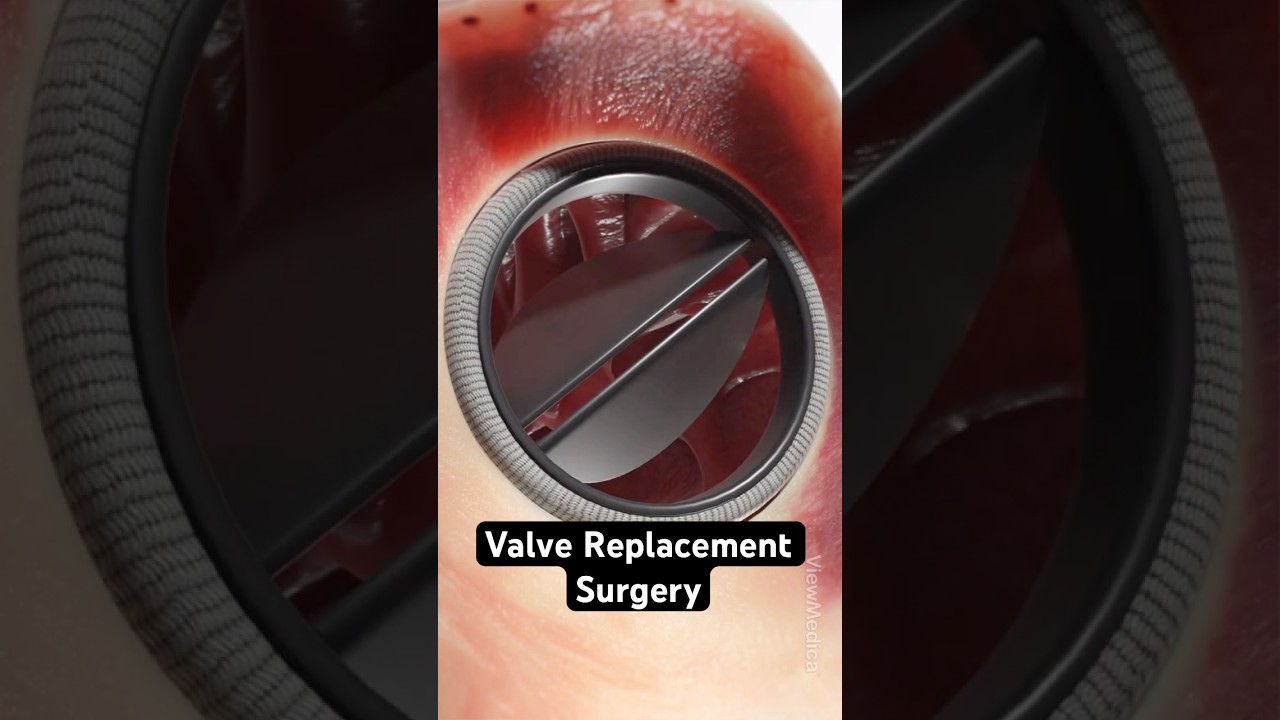 How surgeons replace a heart valve (3D Animation)