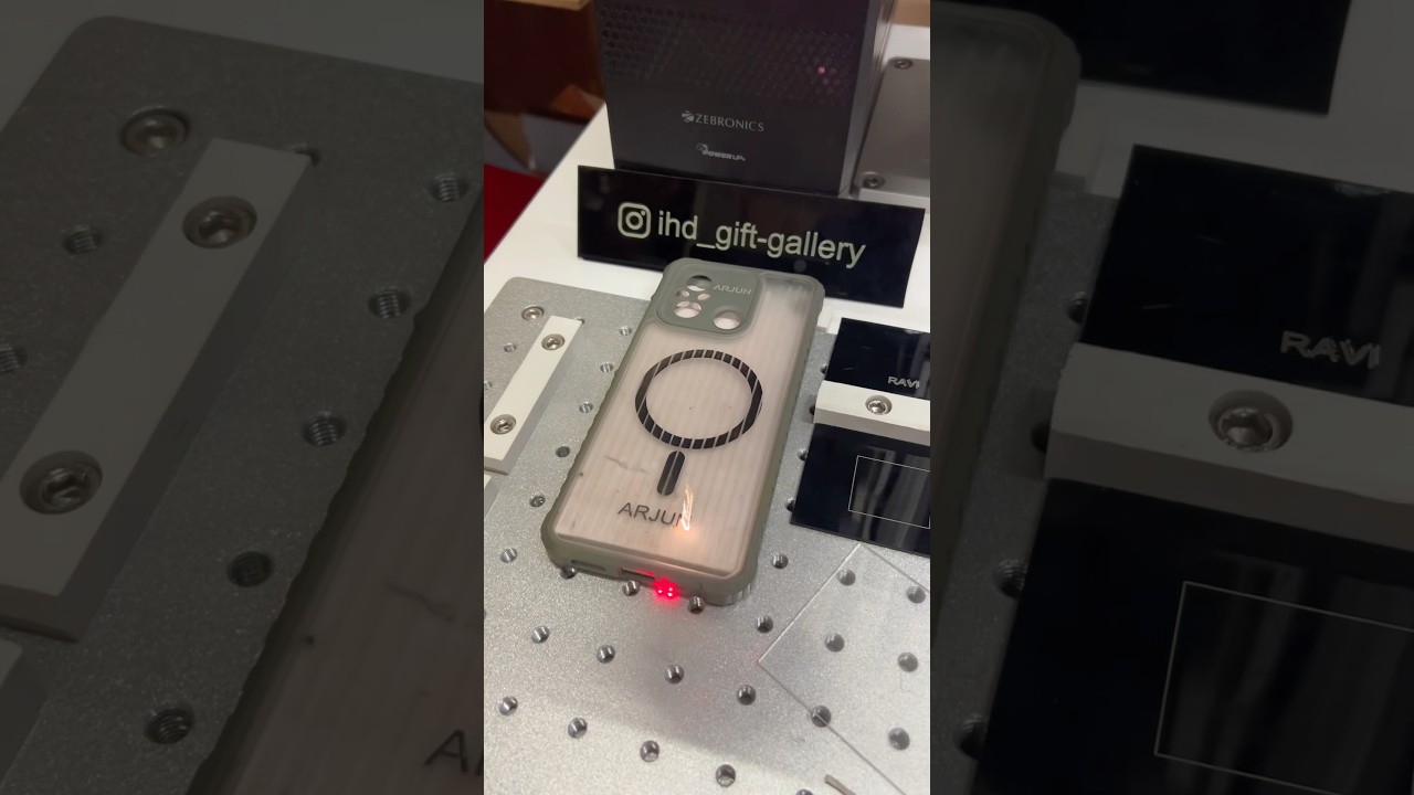 Customized phone cases with laser art..... 