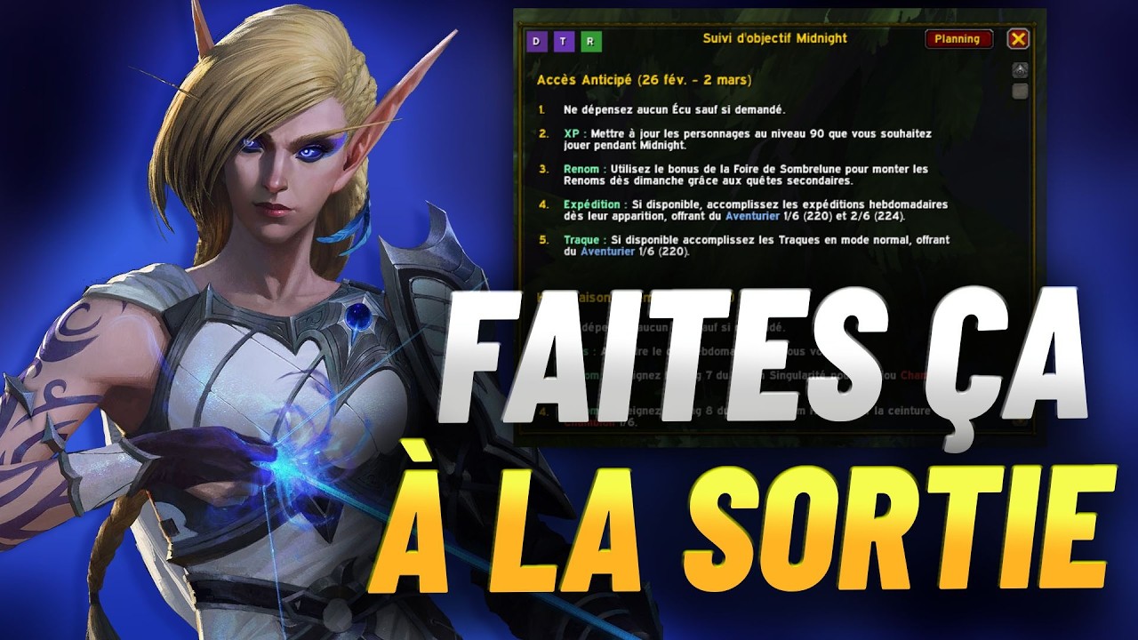 QUE FAIRE AU D&Eacute;BUT DE MIDNIGHT ? Le Plan pour La Sortie & La Saison 1