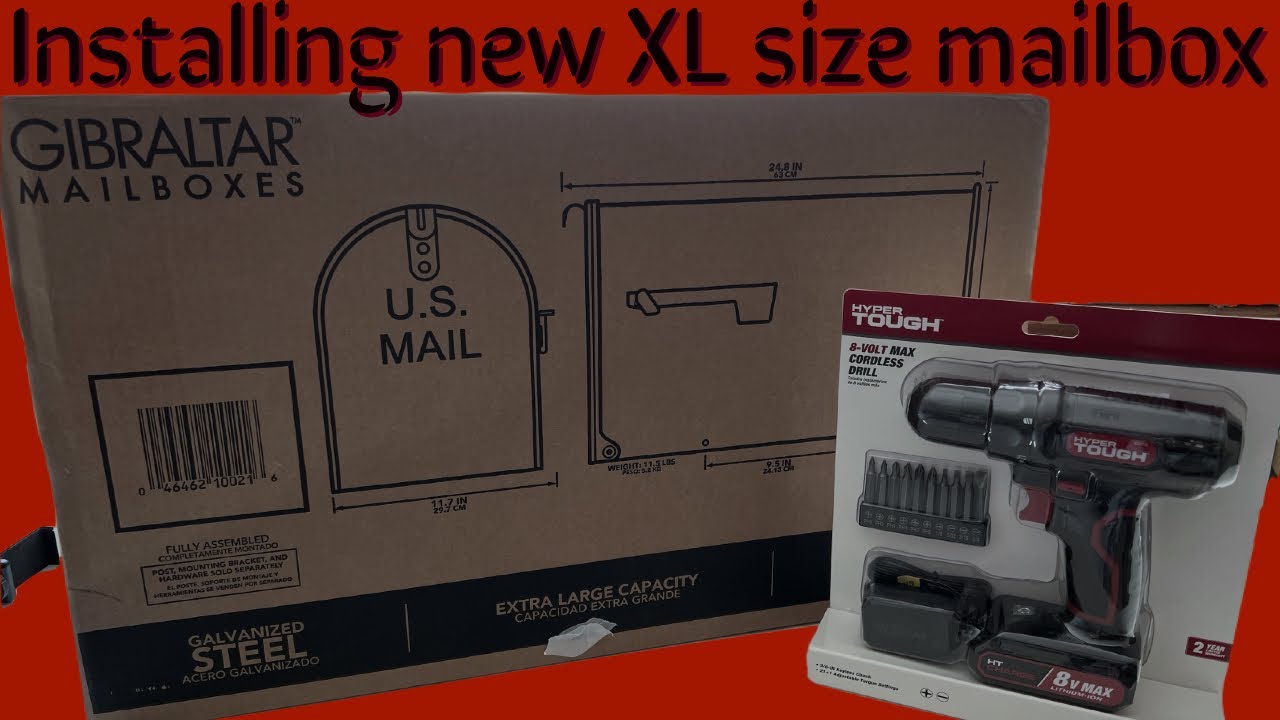 installed new xxl Gibraltar mailbox 📫