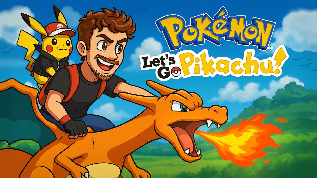 Zerando Pokémon Let's Go Pikachu com o 