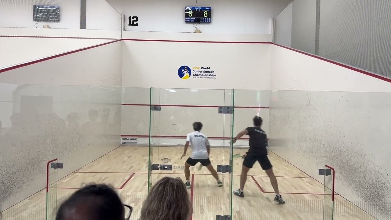World Squash Junior Championship 2024 - Huzaifa Ibrahim vs. Harith Danial Jefri - game 1