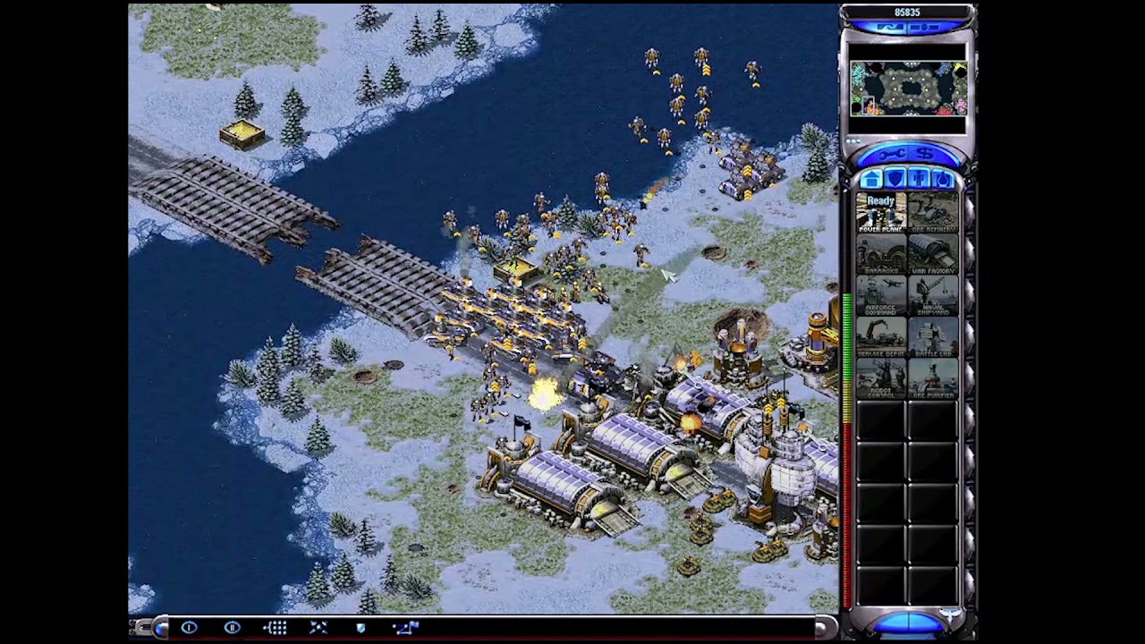 Ra2#1 1 vs 7 Random Map Arctic Circle - No Supperweapons | 1vs7 Ngẫu nhi&ecirc;n bản đồ Arctic Circle