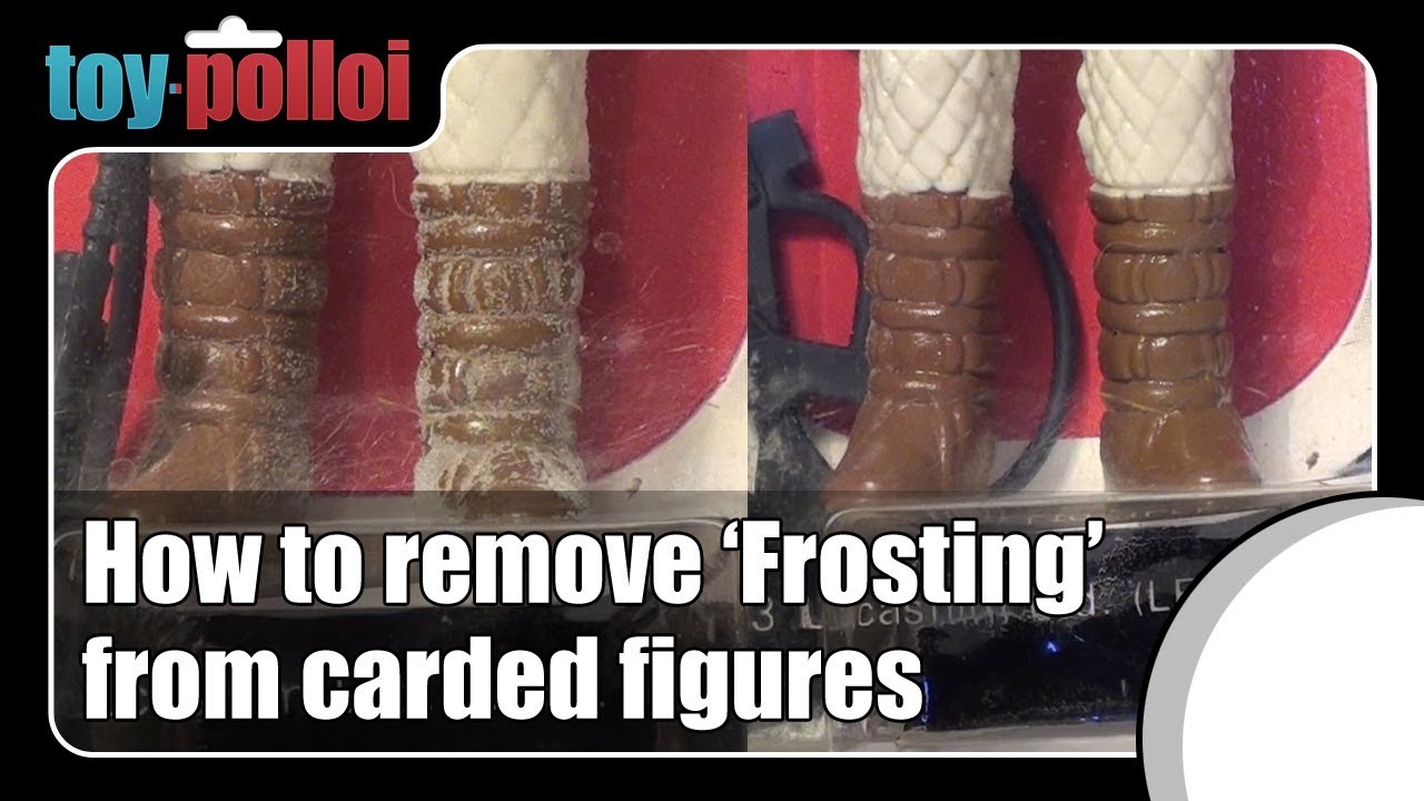 Fix it guide - How to remove frosting from Carded vintage figures.