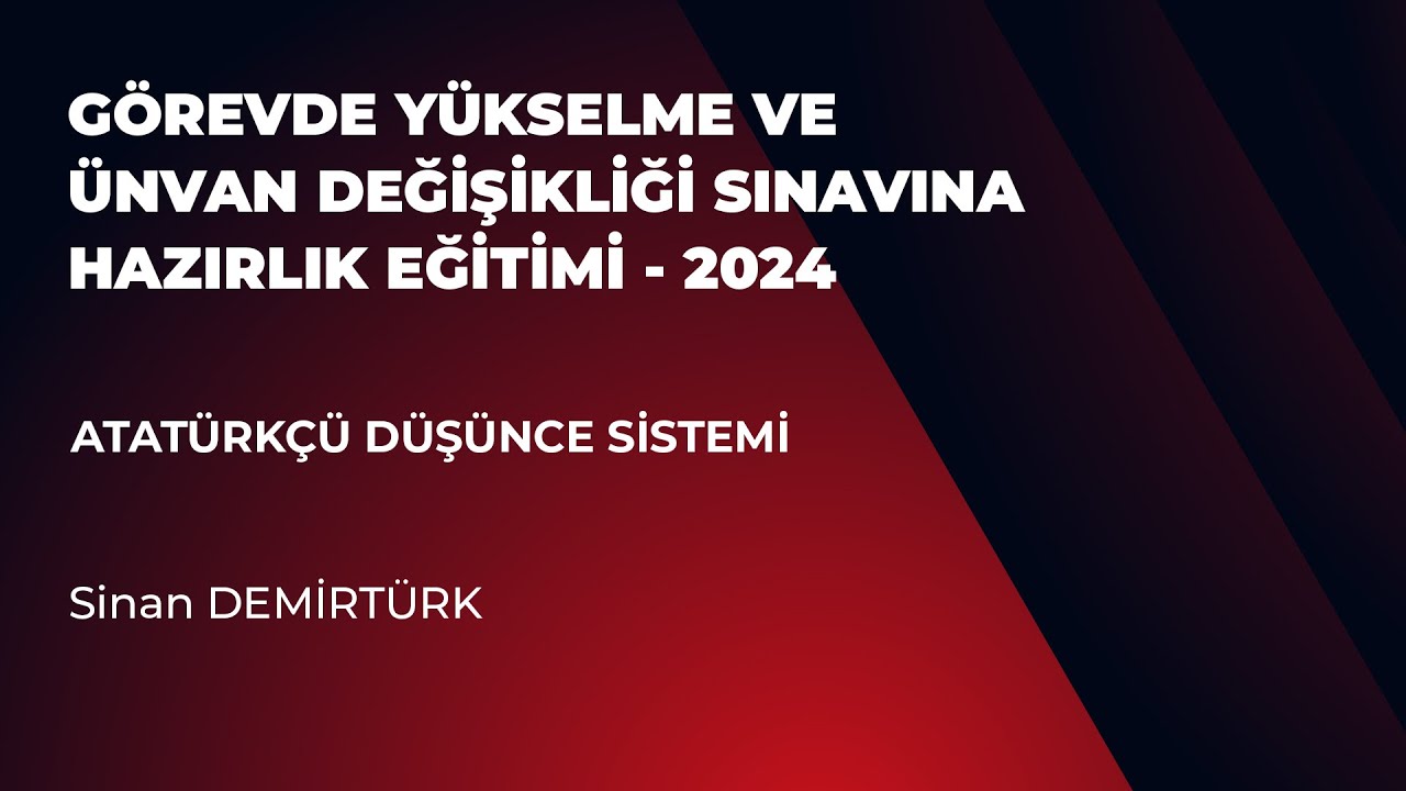 Atatürkçü Düşünce Sistemi
