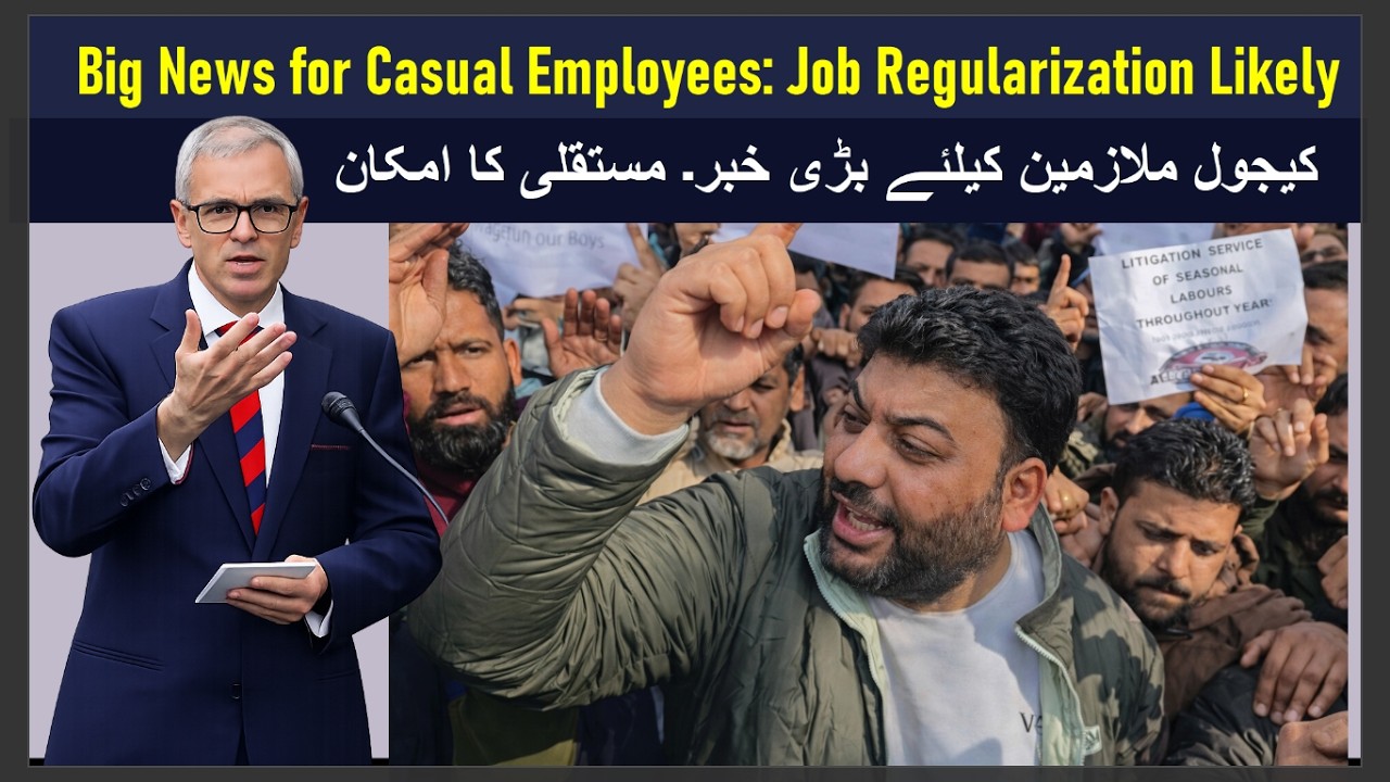 HEADLINES OF THE DAY:  Big News for Casual Employees: Job Regularization Likely.