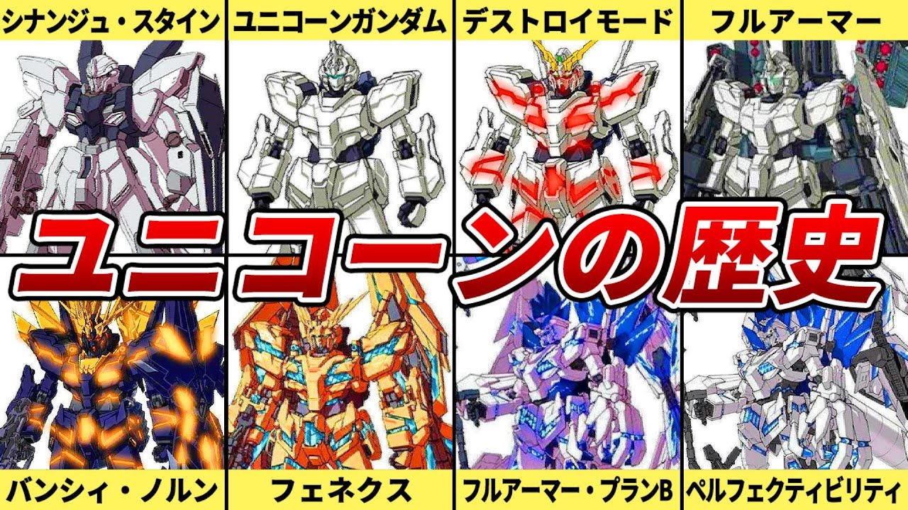 【それは、可能性の獣】ユニコーンガンダムの歴史【ガンダムUC】【ゆっくり解説】