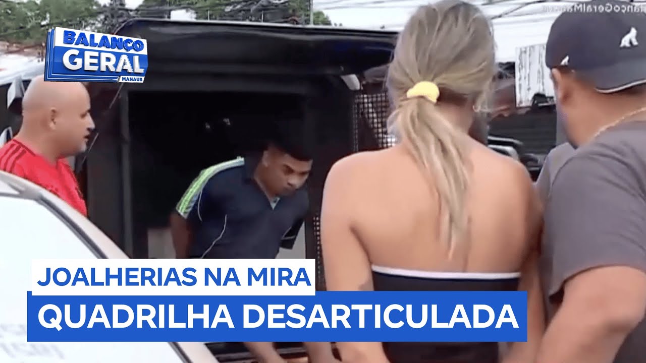 Três pessoas são presas em operação que desarticulou quadrilha de roubo a joalherias